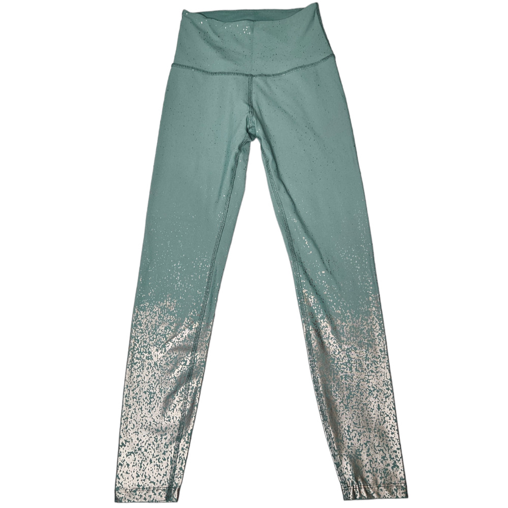 Beyond Yoga x Barre 3 Alloy Ombre High Waisted Midi Yoga Leggings